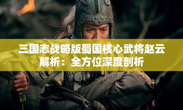 三国志战略版蜀国核心武将赵云解析：全方位深度剖析